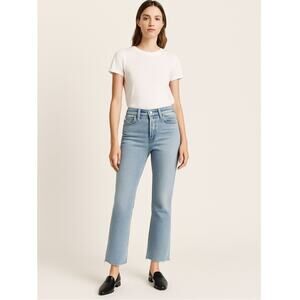 CITIZENS‎ OF HUMANITY JEANS WOMEN'S 31 LIGHT WASH FRAYED HEM STRAIGHT LEG NEW